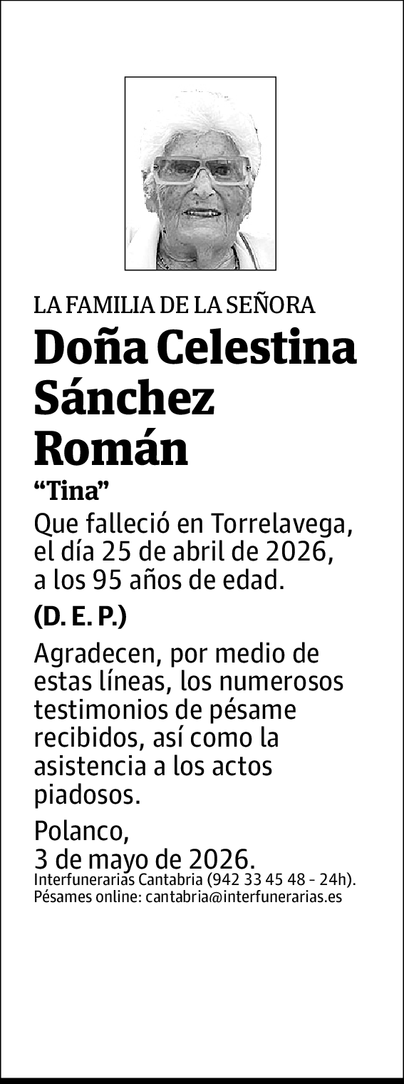 Celestina Sánchez Román