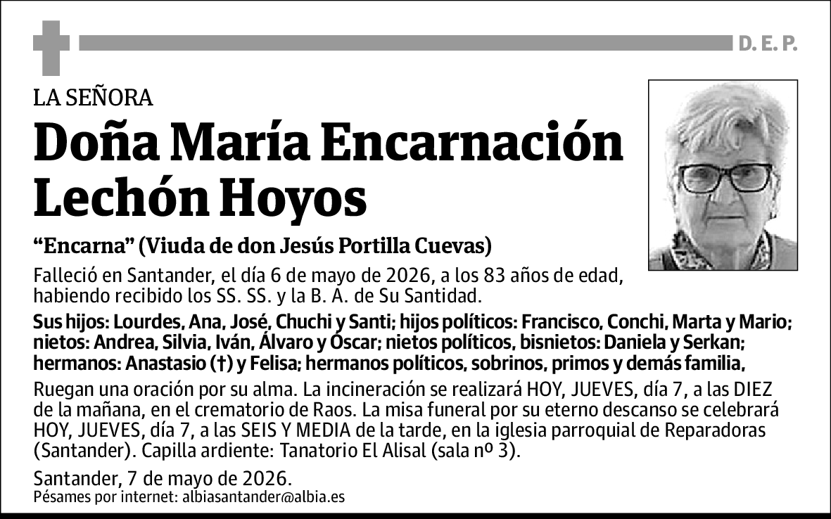María Encarnación Lechón Hoyos