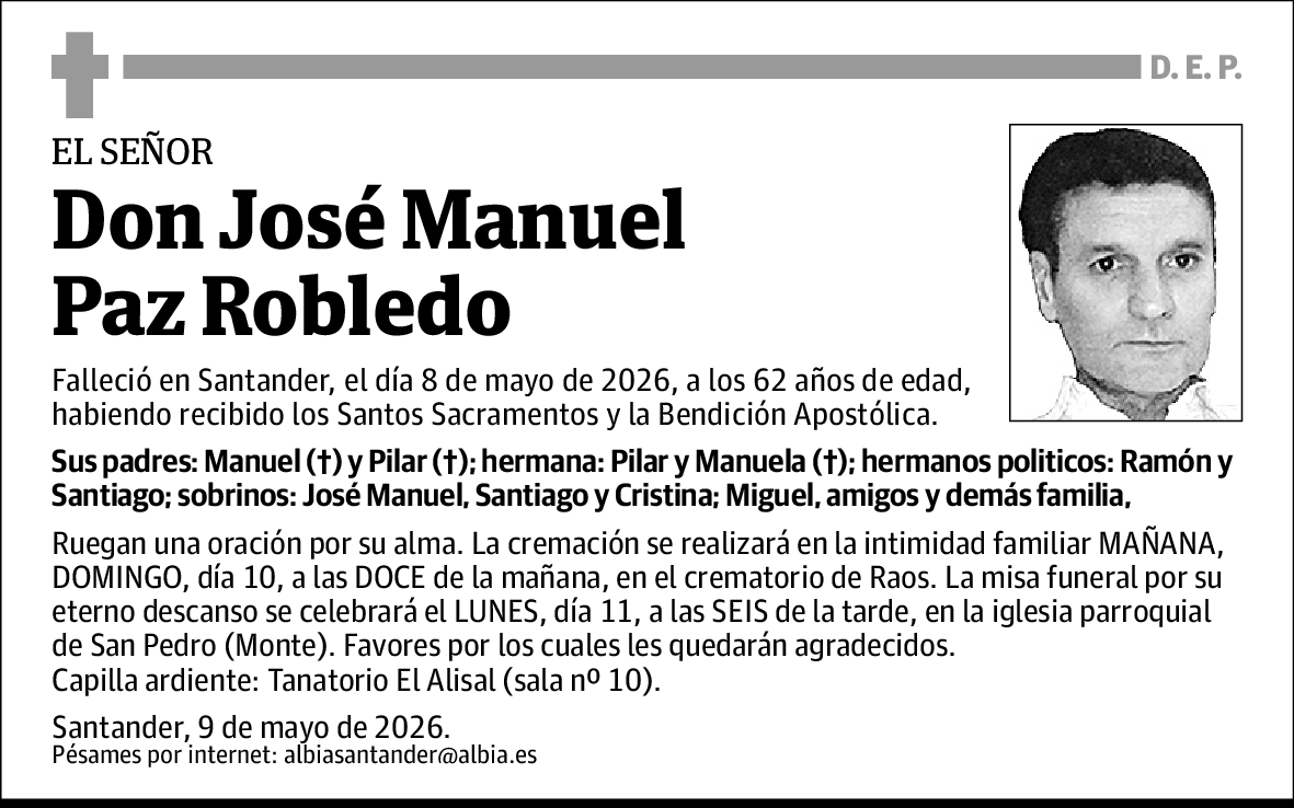 José Manuel Paz Robledo