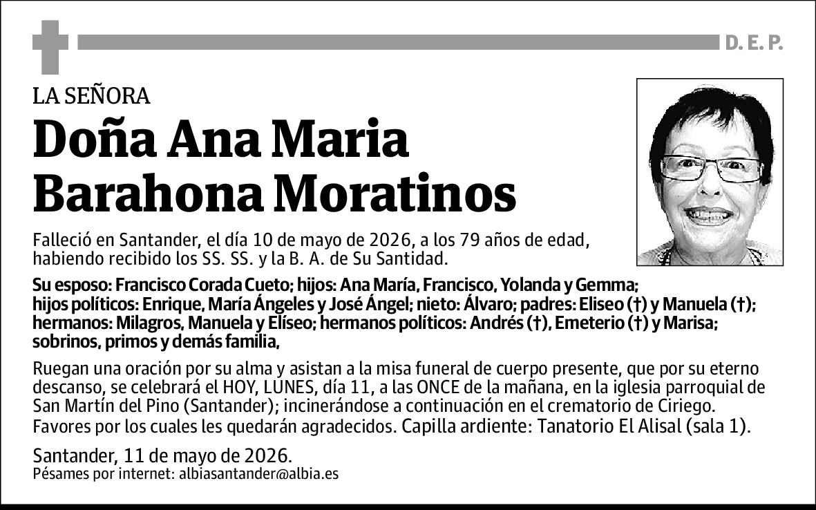 Ana María Barahona Moratinos