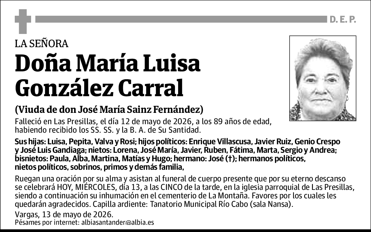 María Luisa González Carral