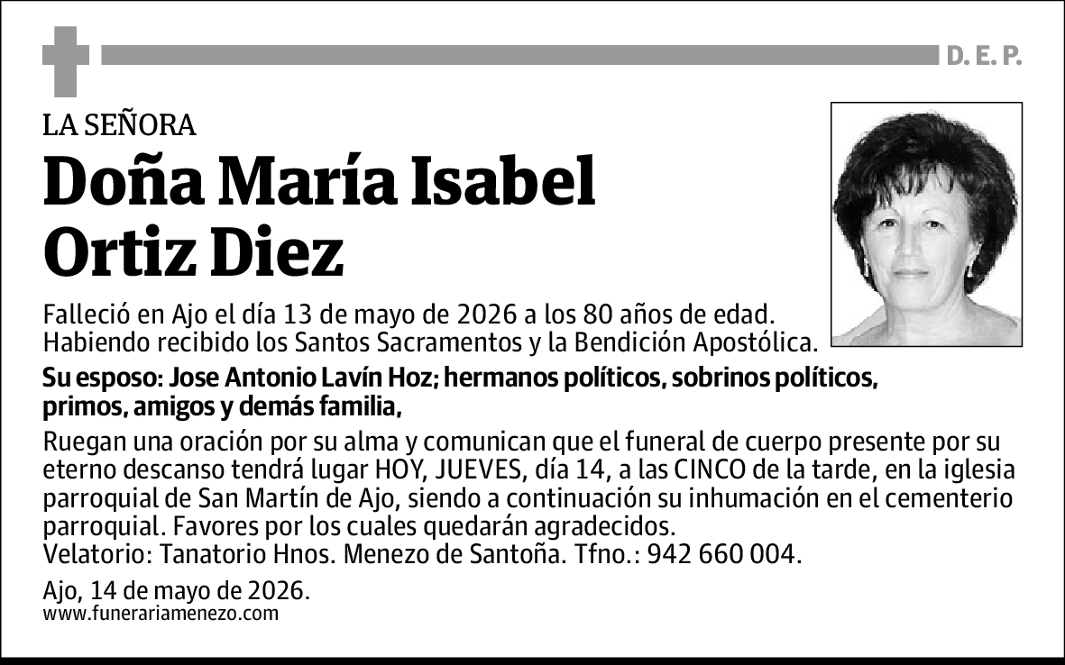María Isabel Ortiz Diez