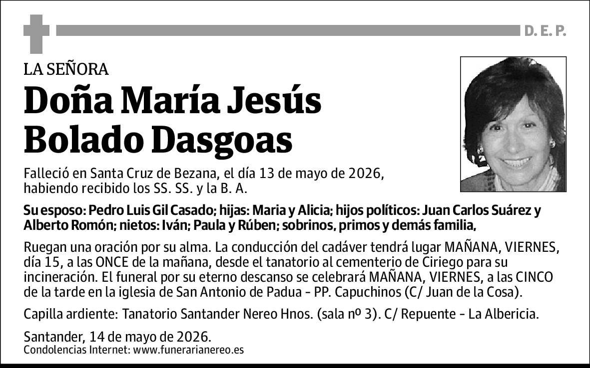 María Jesús Bolado Dasgoas