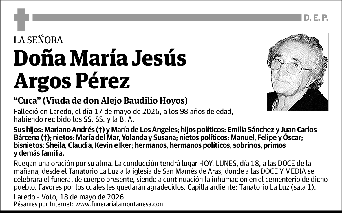 María Jesús Argos Pérez