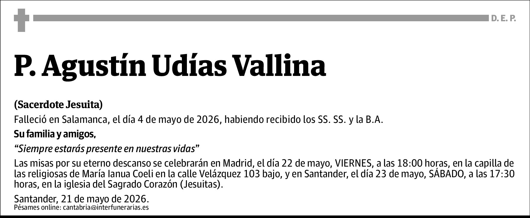 Agustín Udías Vallina