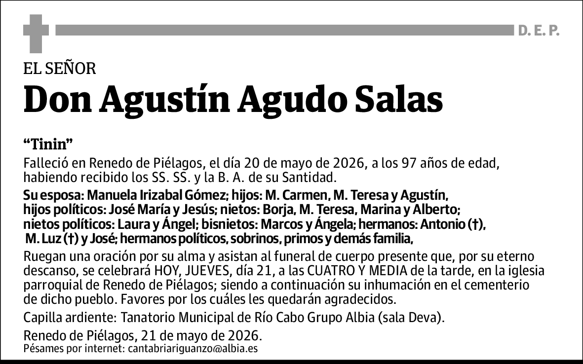 Agustín Agudo Salas