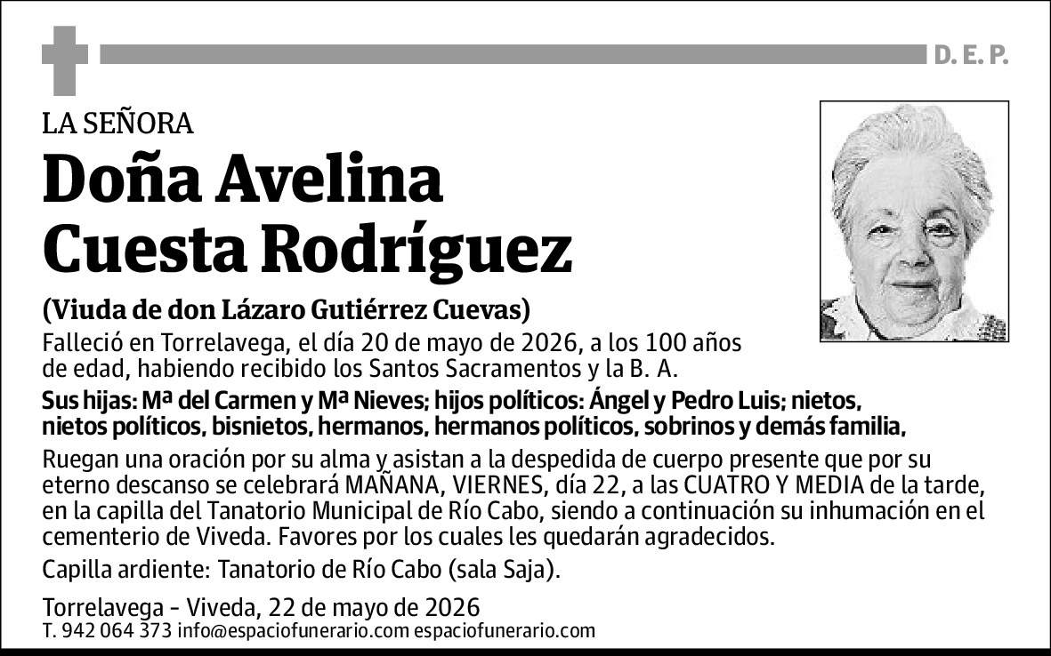 Avelina Cuesta Rodríguez