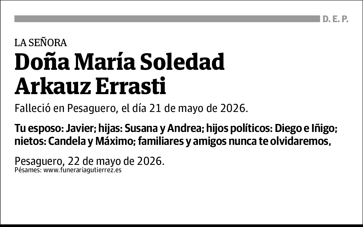 María Soledad Arkauz Errasti