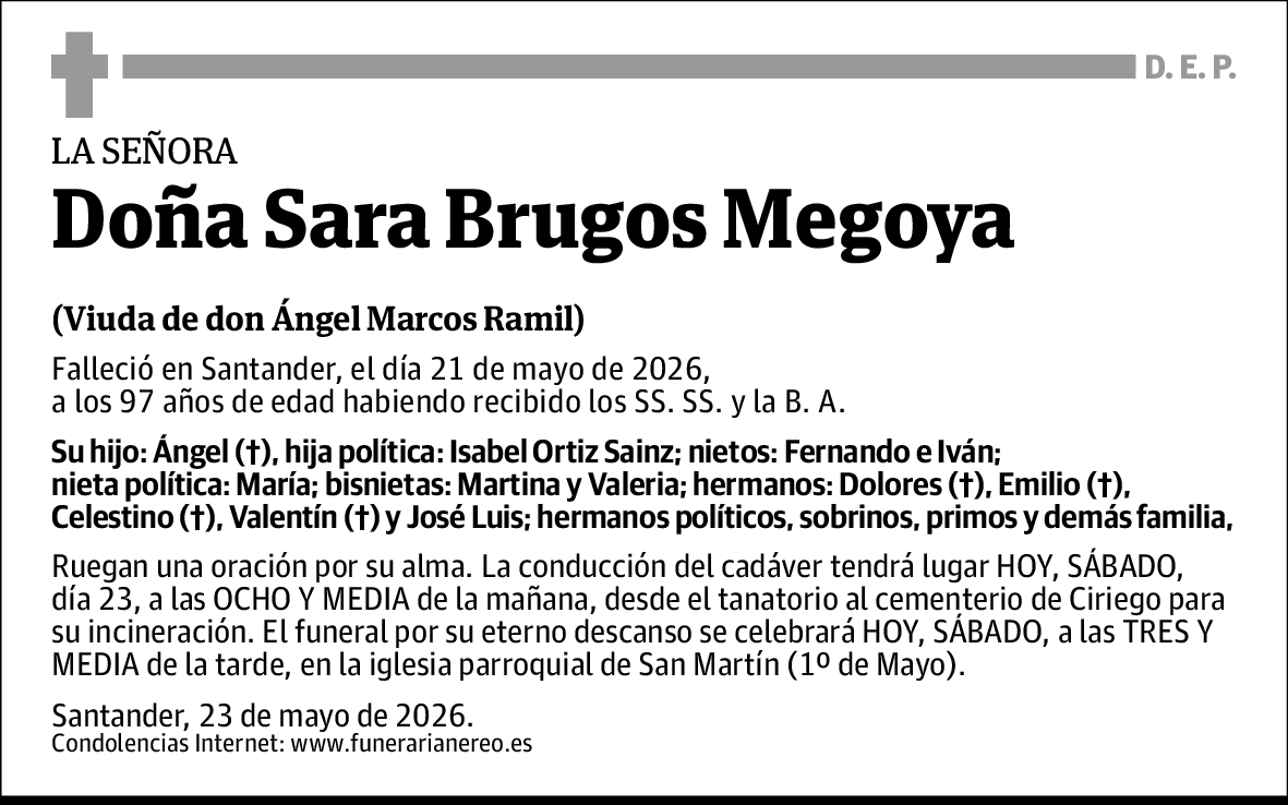 Sara Brugos Megoya
