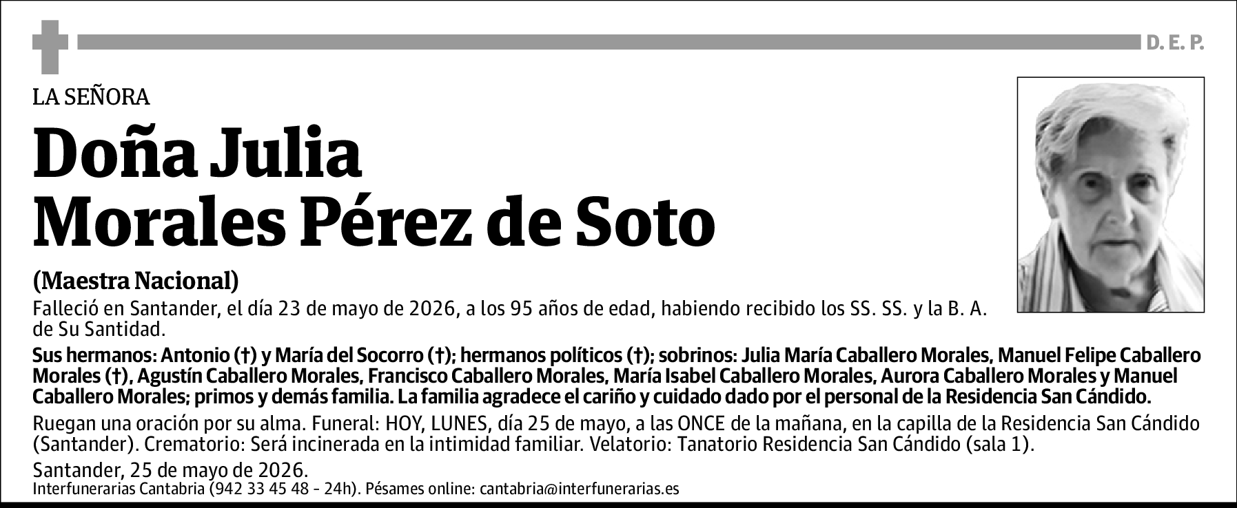 Julia Morales Pérez de Soto