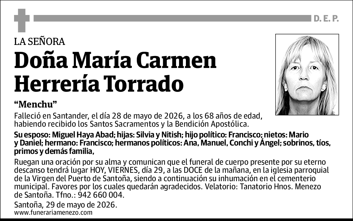 María Carmen Herrería Torrado