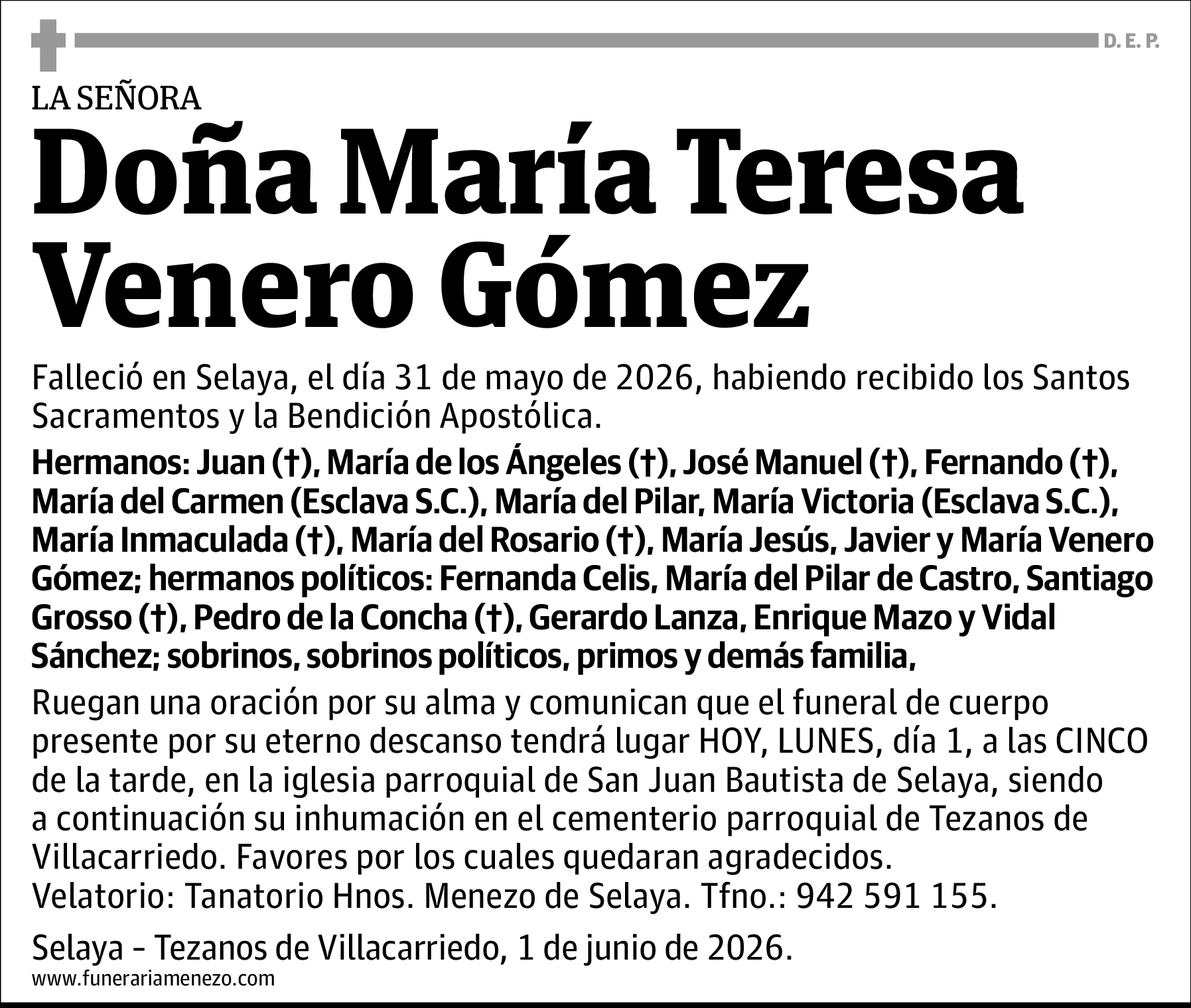 Maria Teresa Venero Gómez