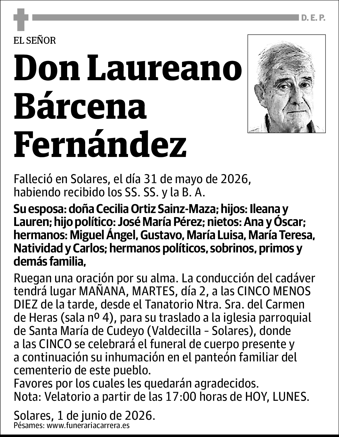 Laureano Barcena Fernandez