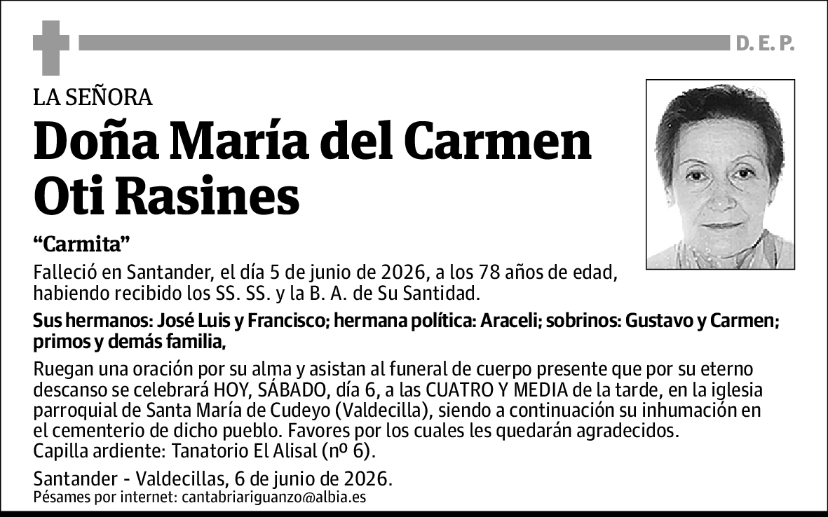 María del Carmen Oti Rasines