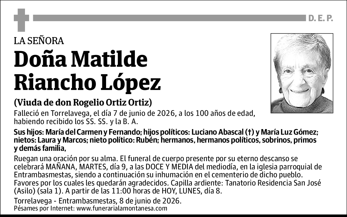 Matilde Riancho López
