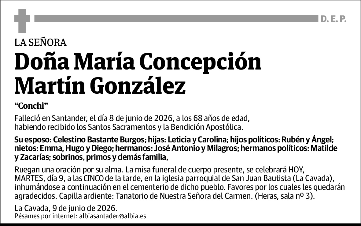 María Concepción Martín González