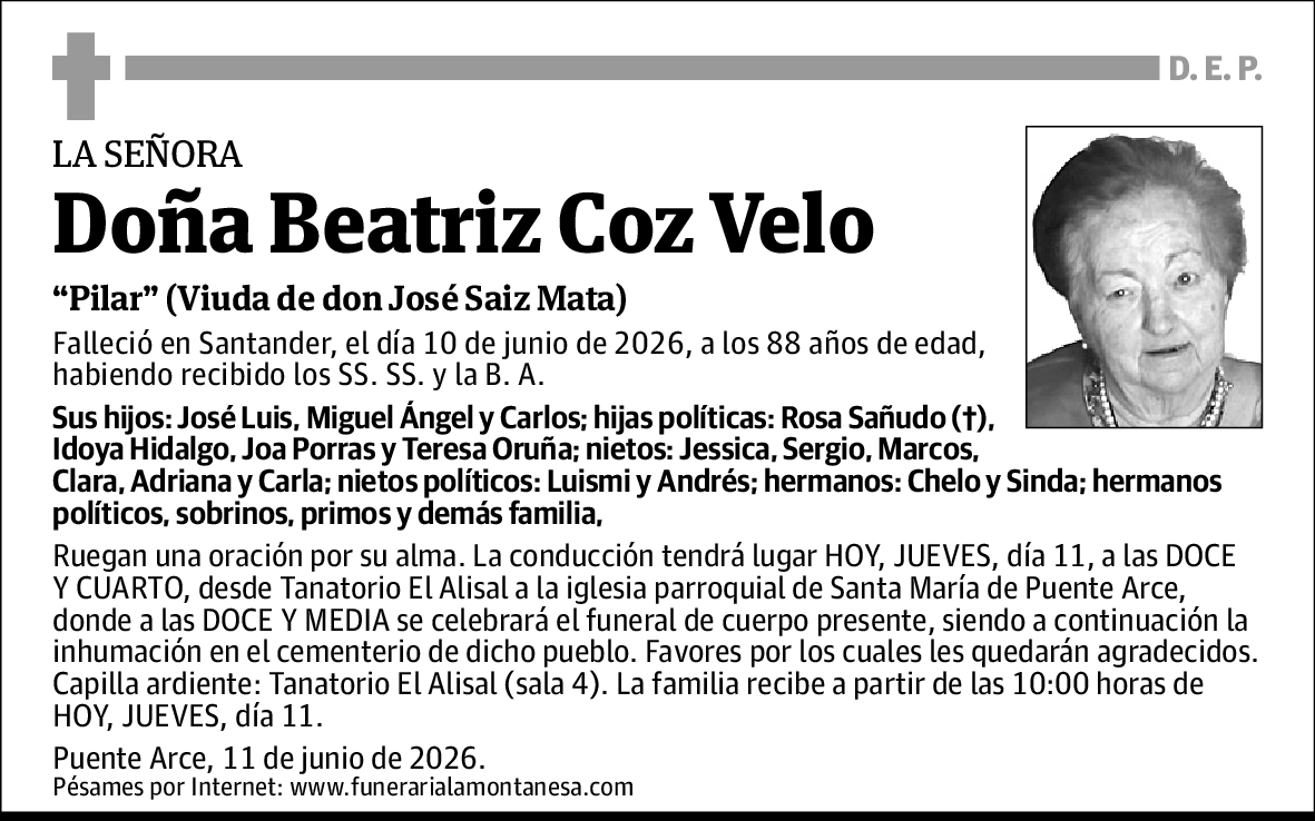 Beatriz Coz Velo