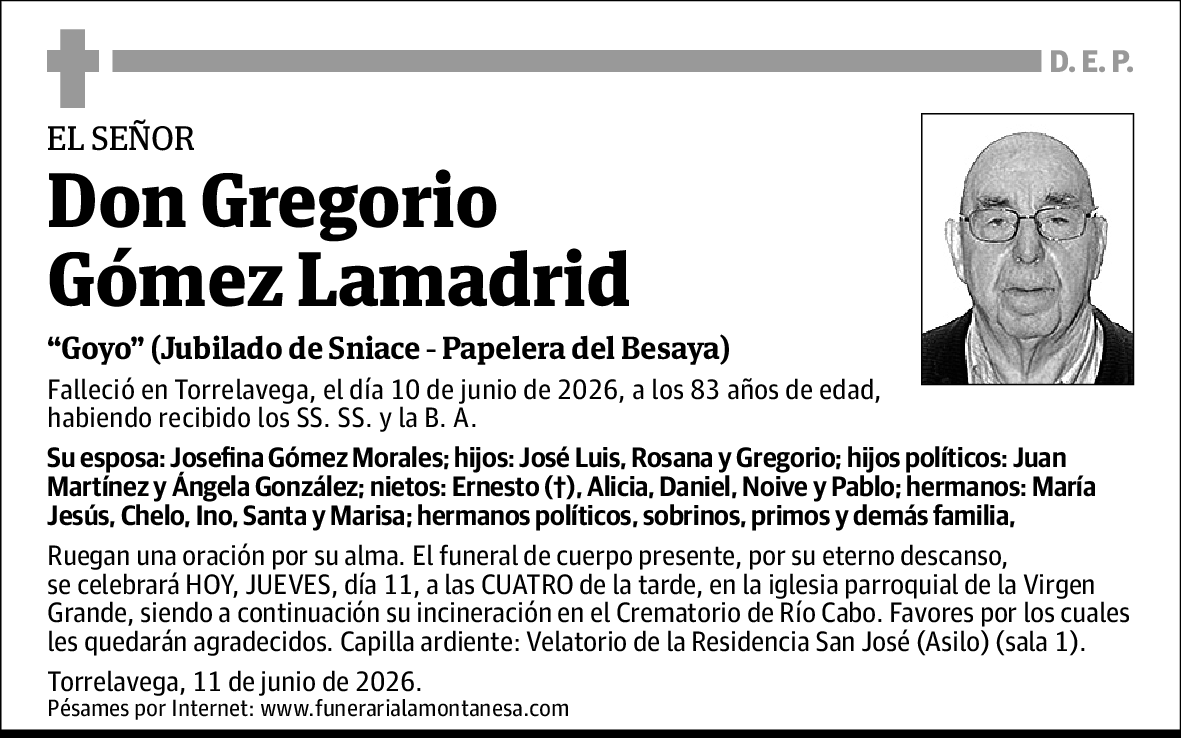 Gregorio Gómez Lamadrid