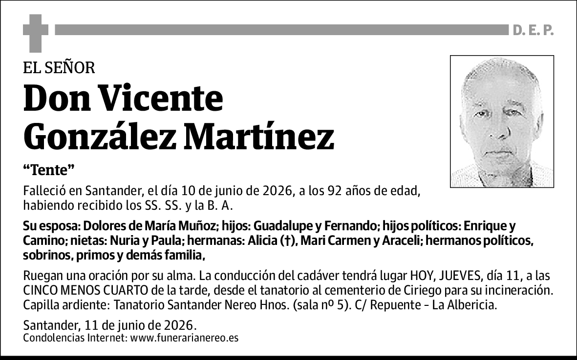Vicente González Martínez
