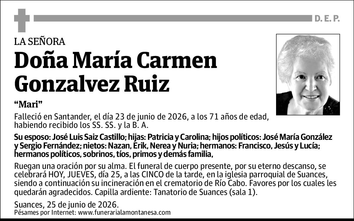 María Carmen Gonzalvez Ruiz