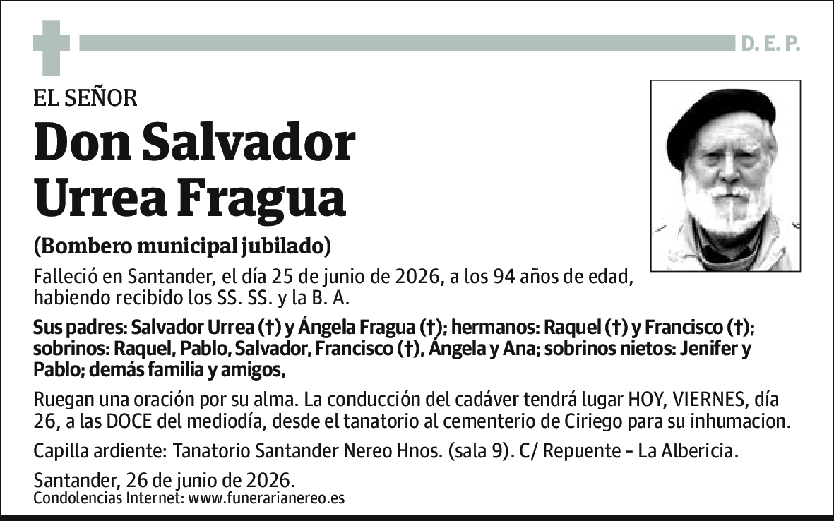 Salvador Urrea Fragua