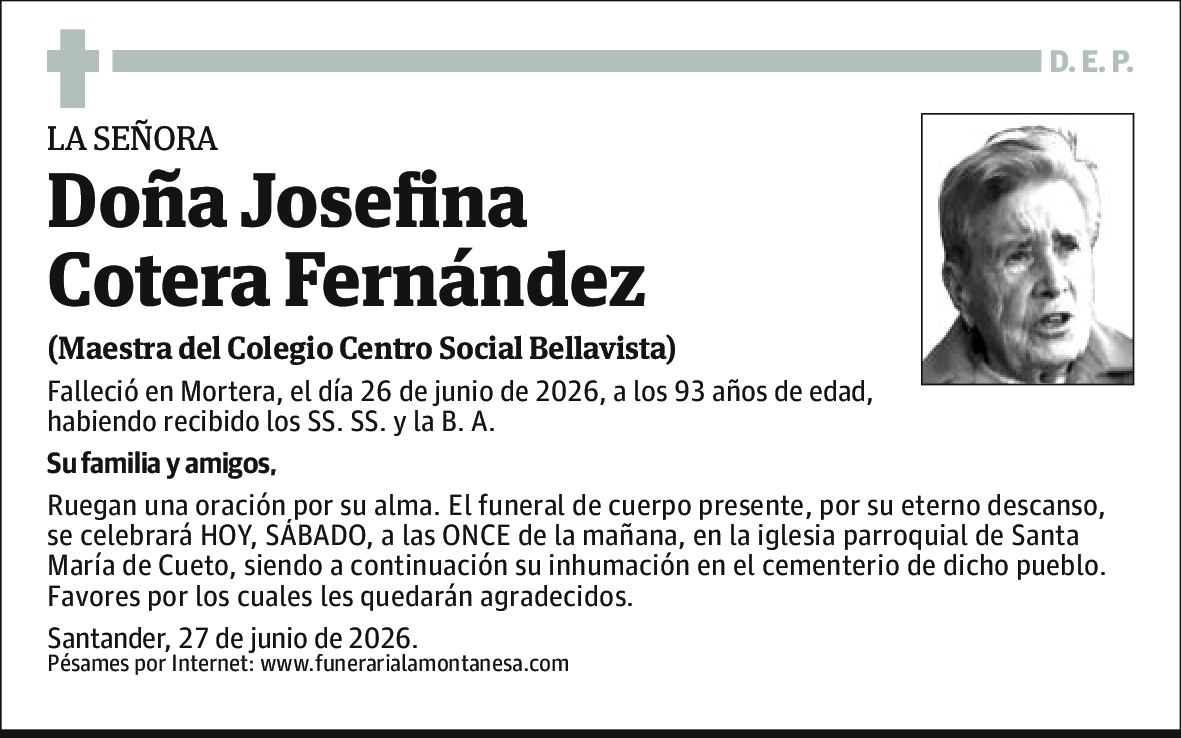 Josefina Cotera Fernández