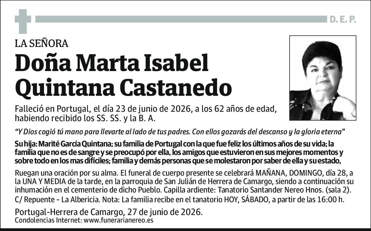 Marta Isabel Quintana Castanedo