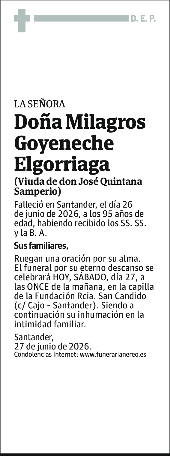 Milagros Goyeneche Elgorriaga