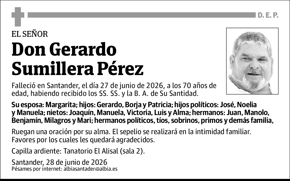 Gerardo Sumillera Pérez