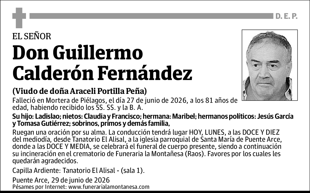 Guillermo Calderón Fernández