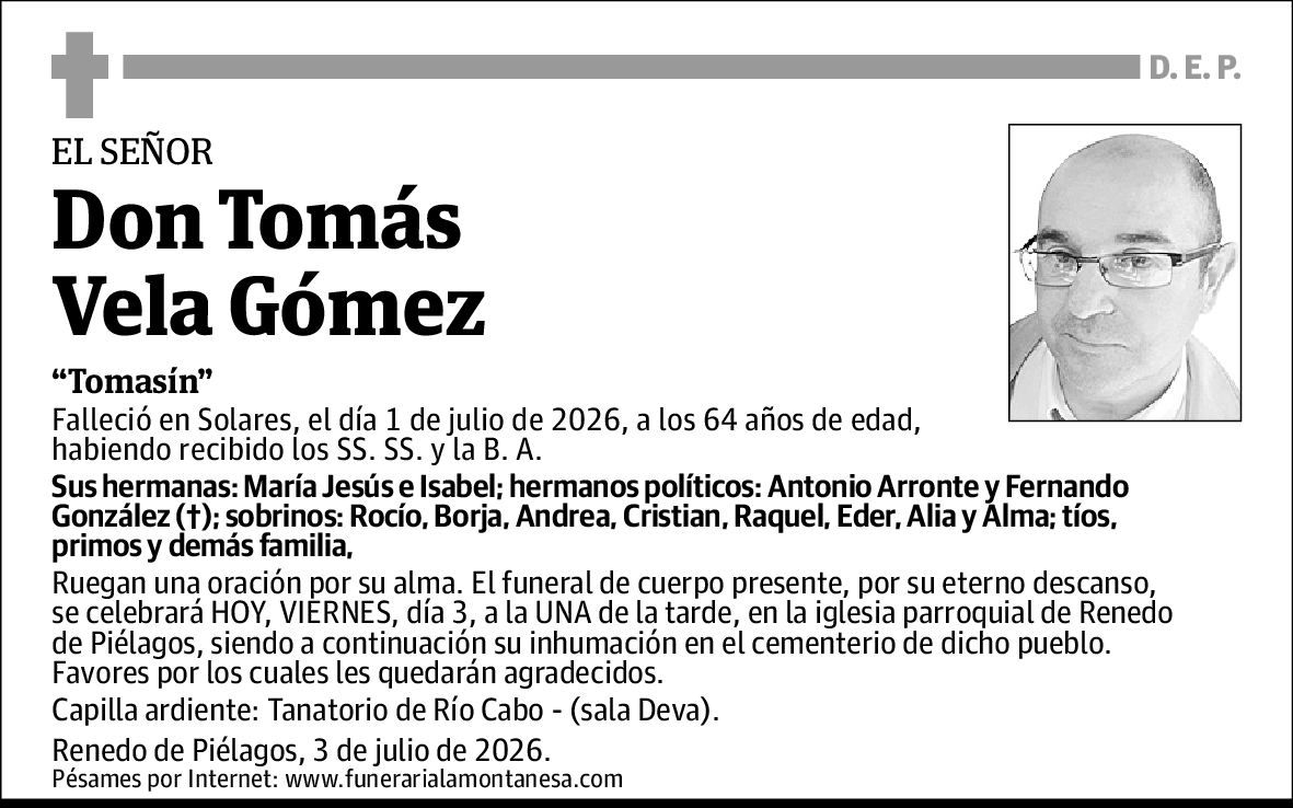 Tomás Vela Gómez