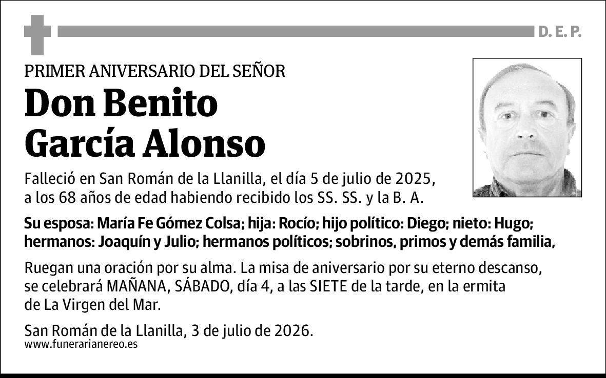 Benito García Alonso