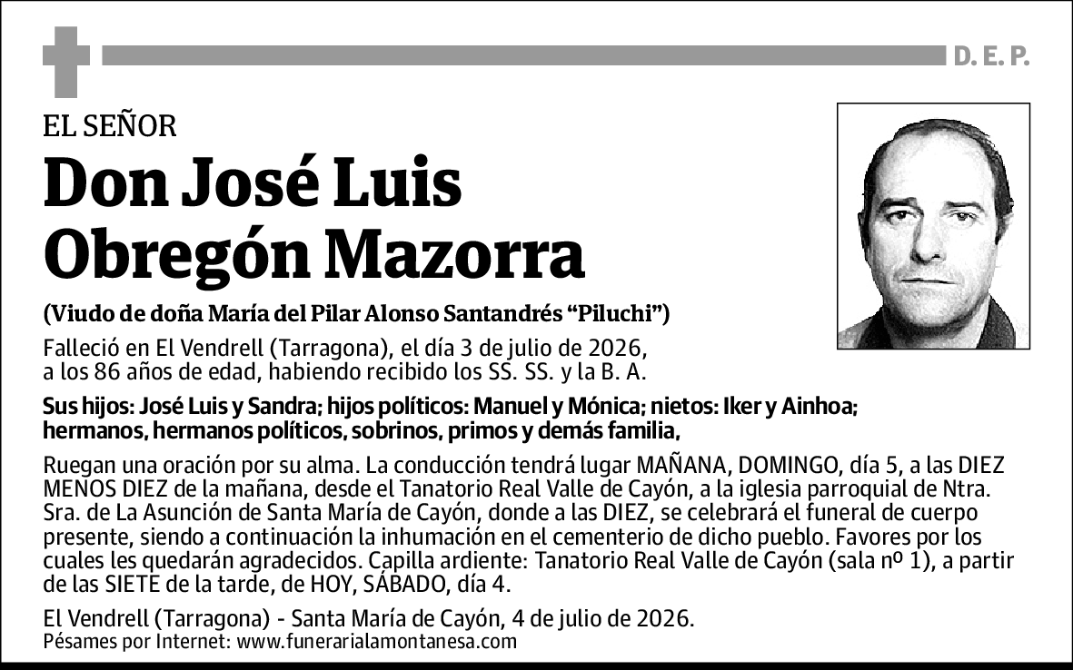 Jose Luis Obregon Mazorra