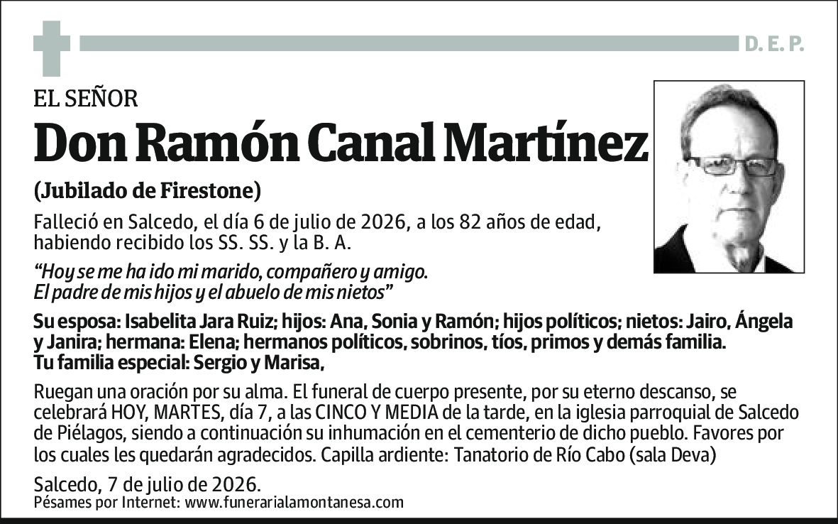 Canal Martínez. Ramón