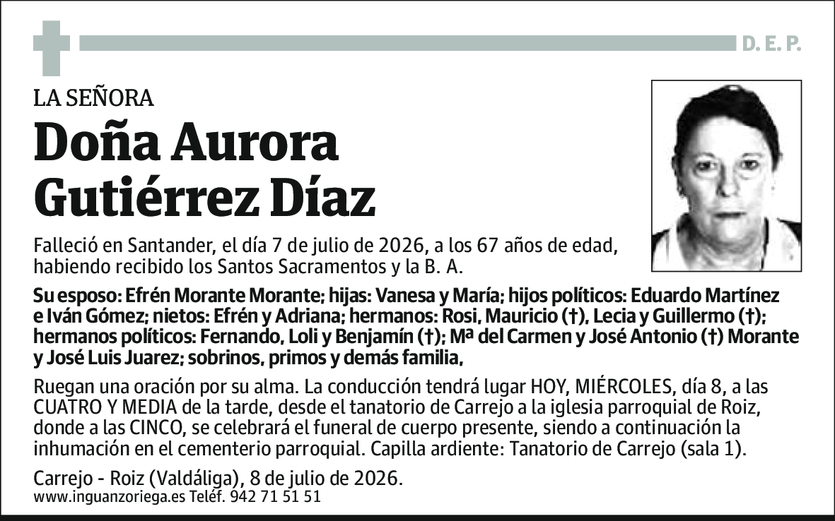 Aurora Gutiérrez Díaz