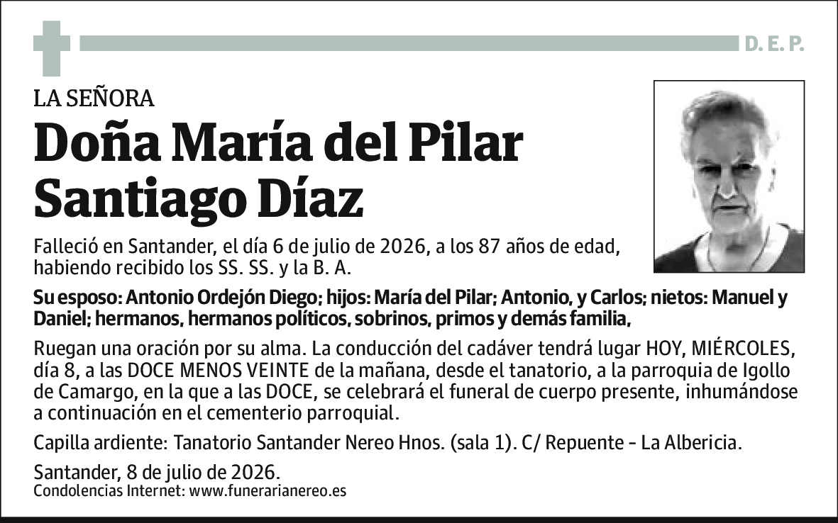 María del Pilar Santiago Diaz