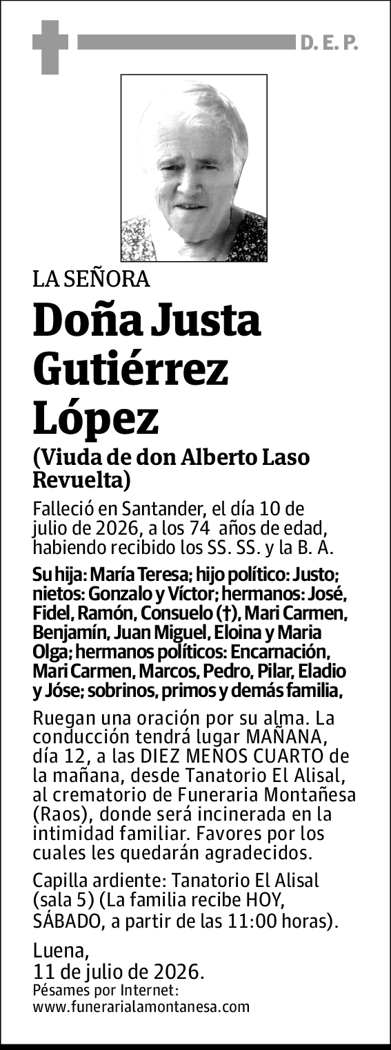 Justa Gutiérrez López