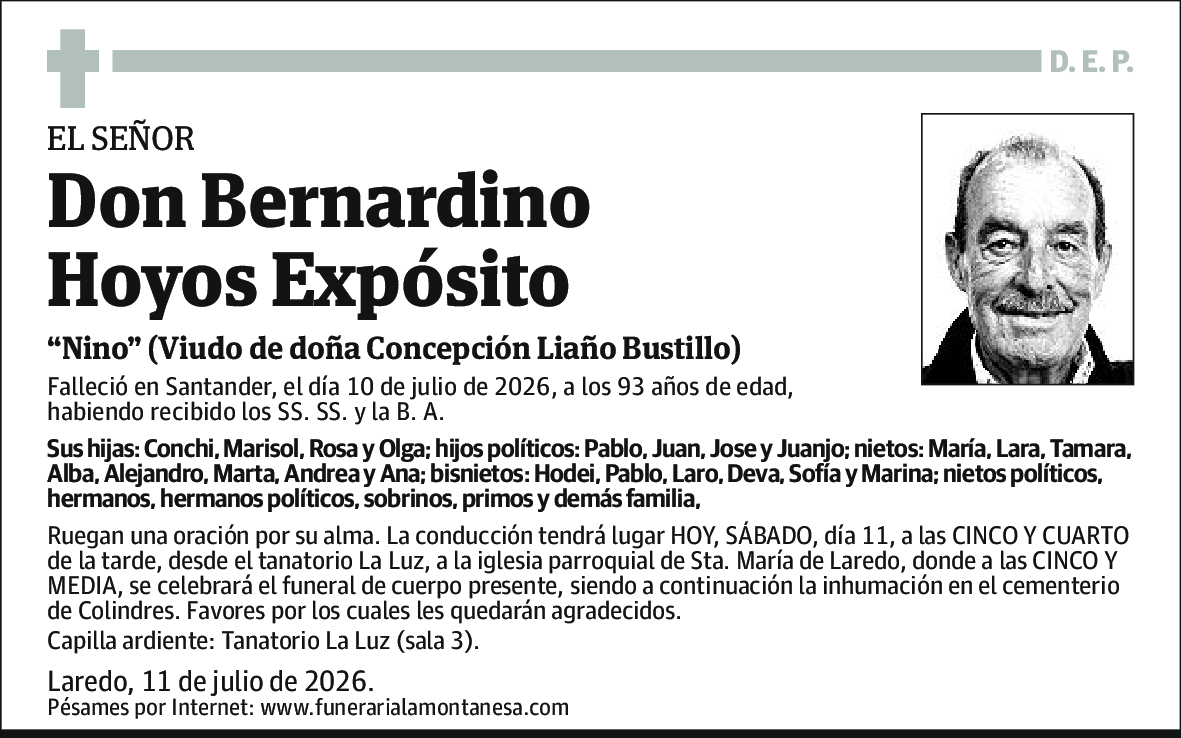 Bernardino Hoyos Exposito