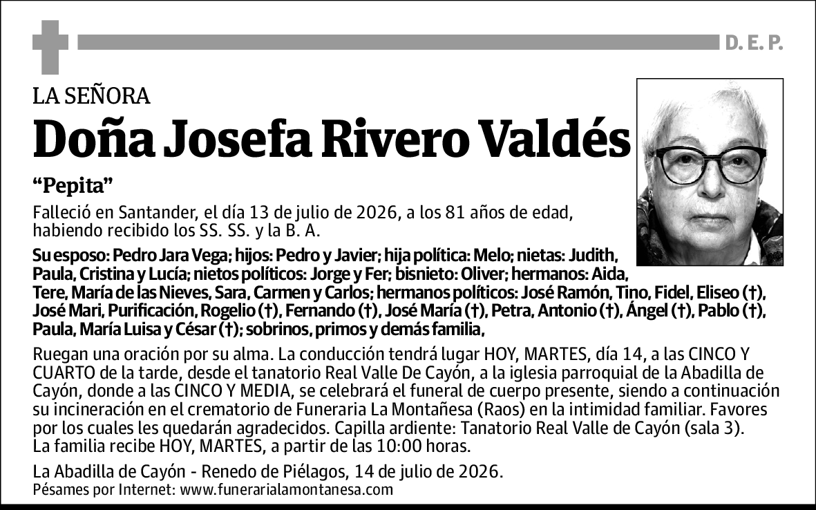 Josefa Rivero Valdés