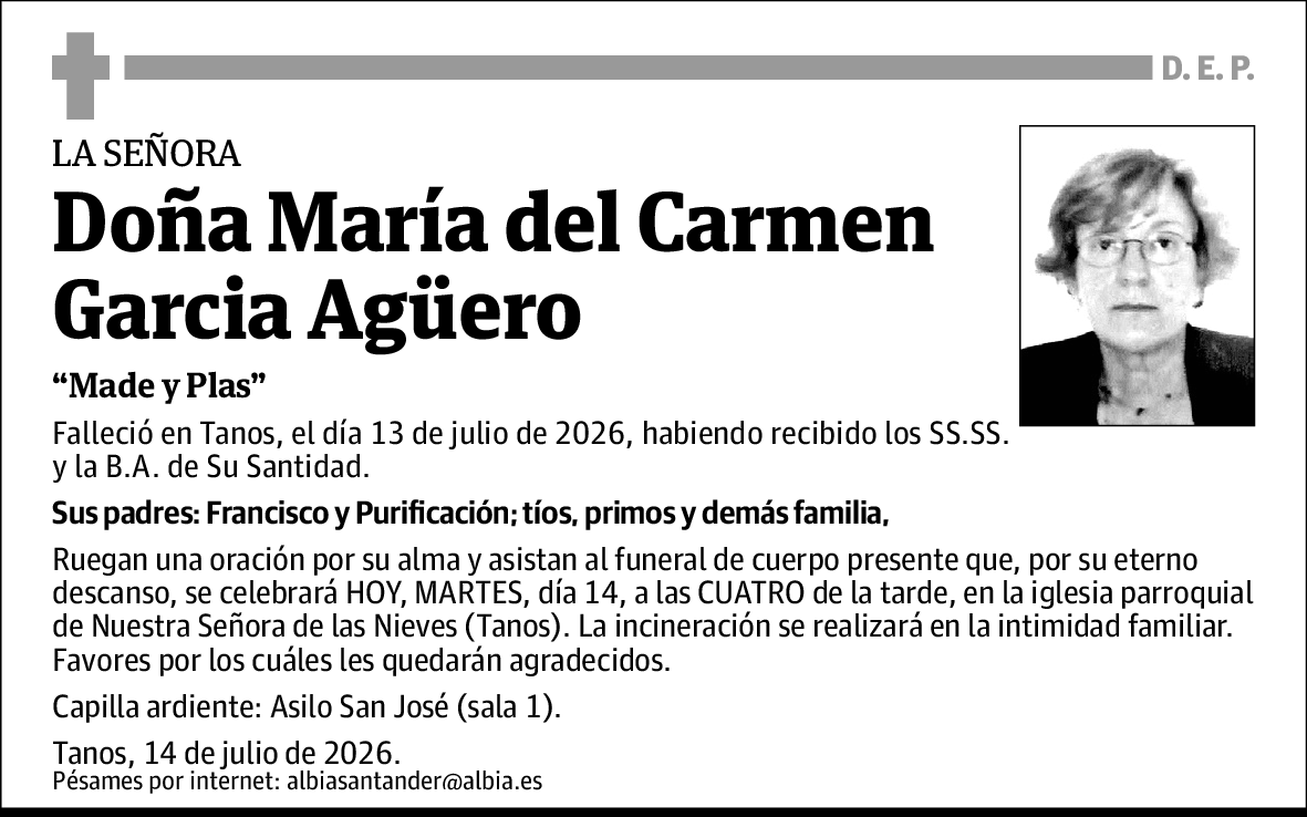 María del Carmen García Agüero