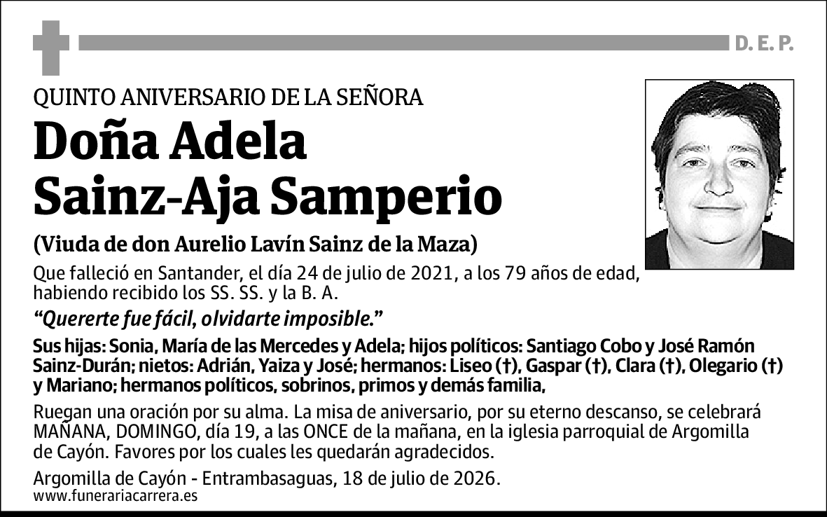 Adela Sainz-aja Samperio