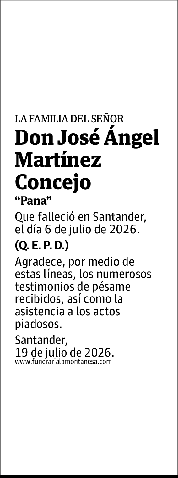José Ángel Martínez Concejo