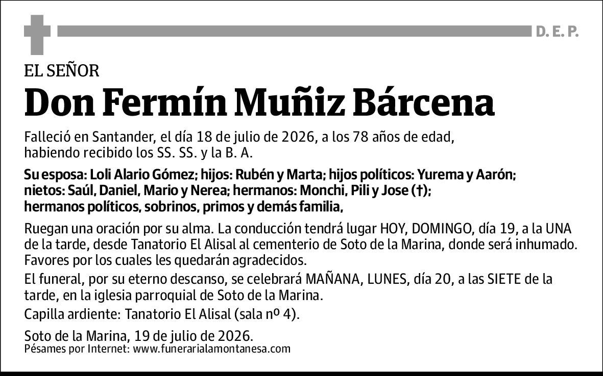 Fermín Muñiz Bárcena