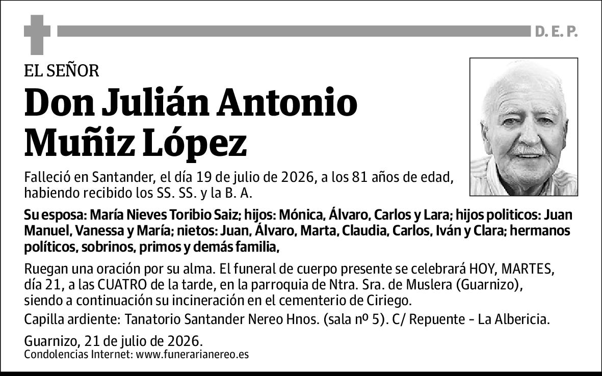 Julián Antonio Muñiz López