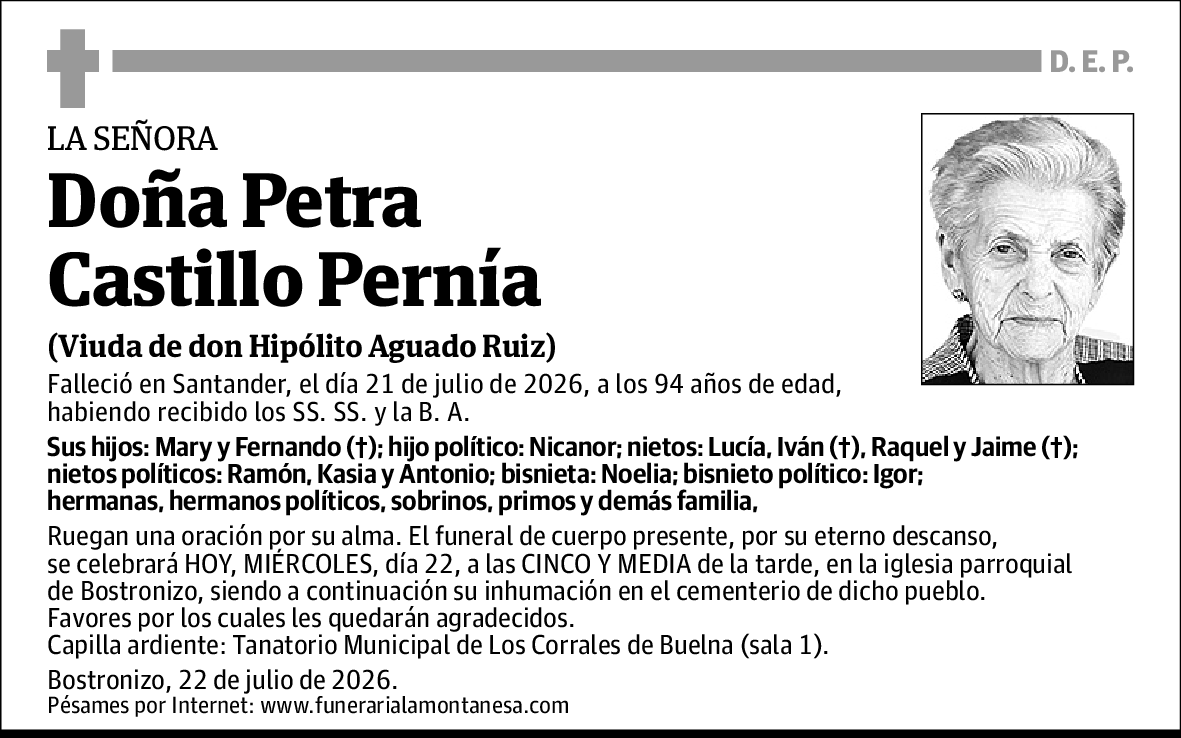 Petra Castillo Pernía