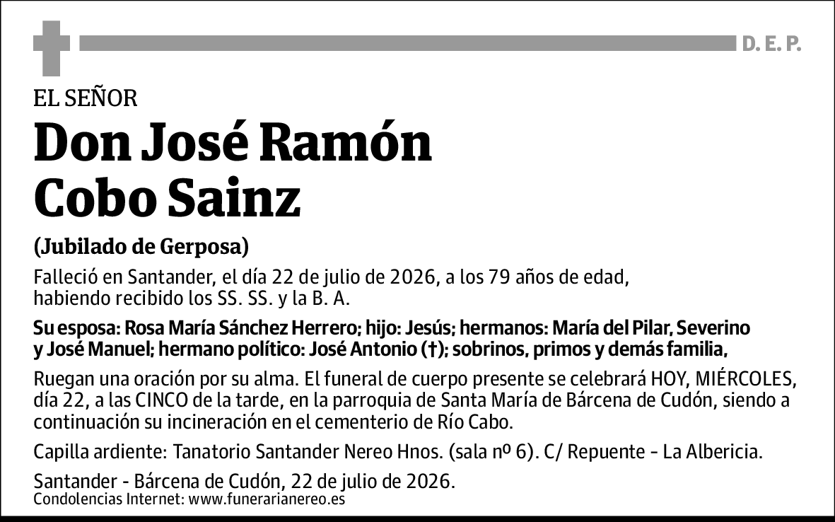 José Ramón Cobo Sainz