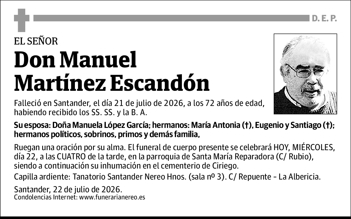 Manuel Martínez Escandón
