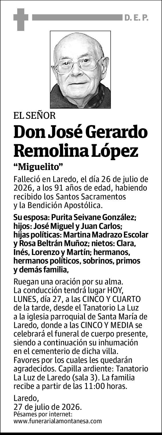 José Gerardo Remolina López