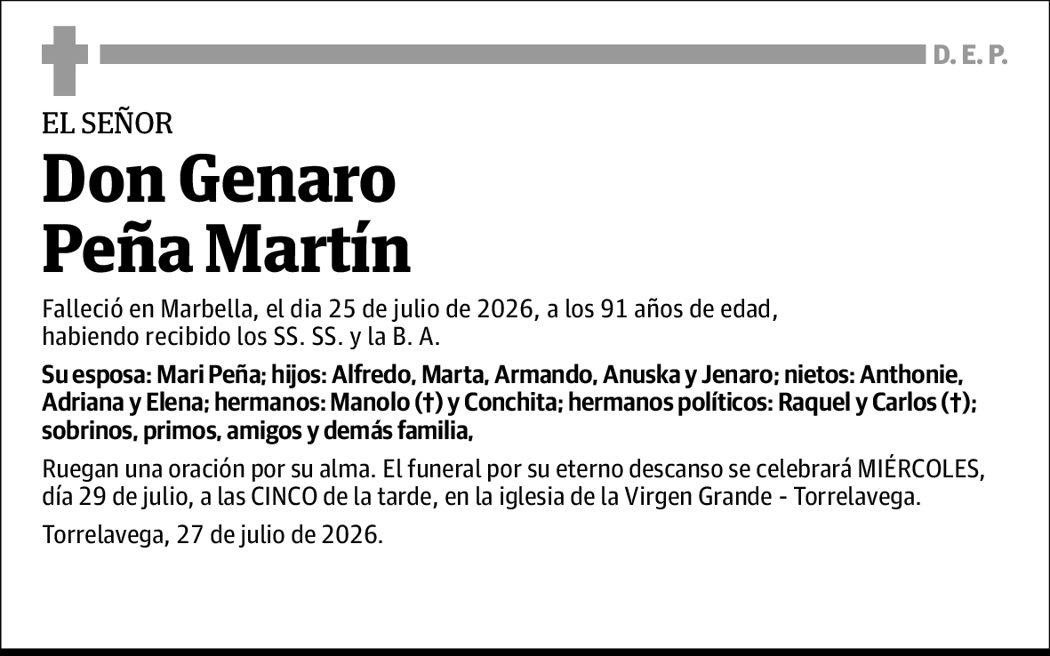 Genaro Peña Martín