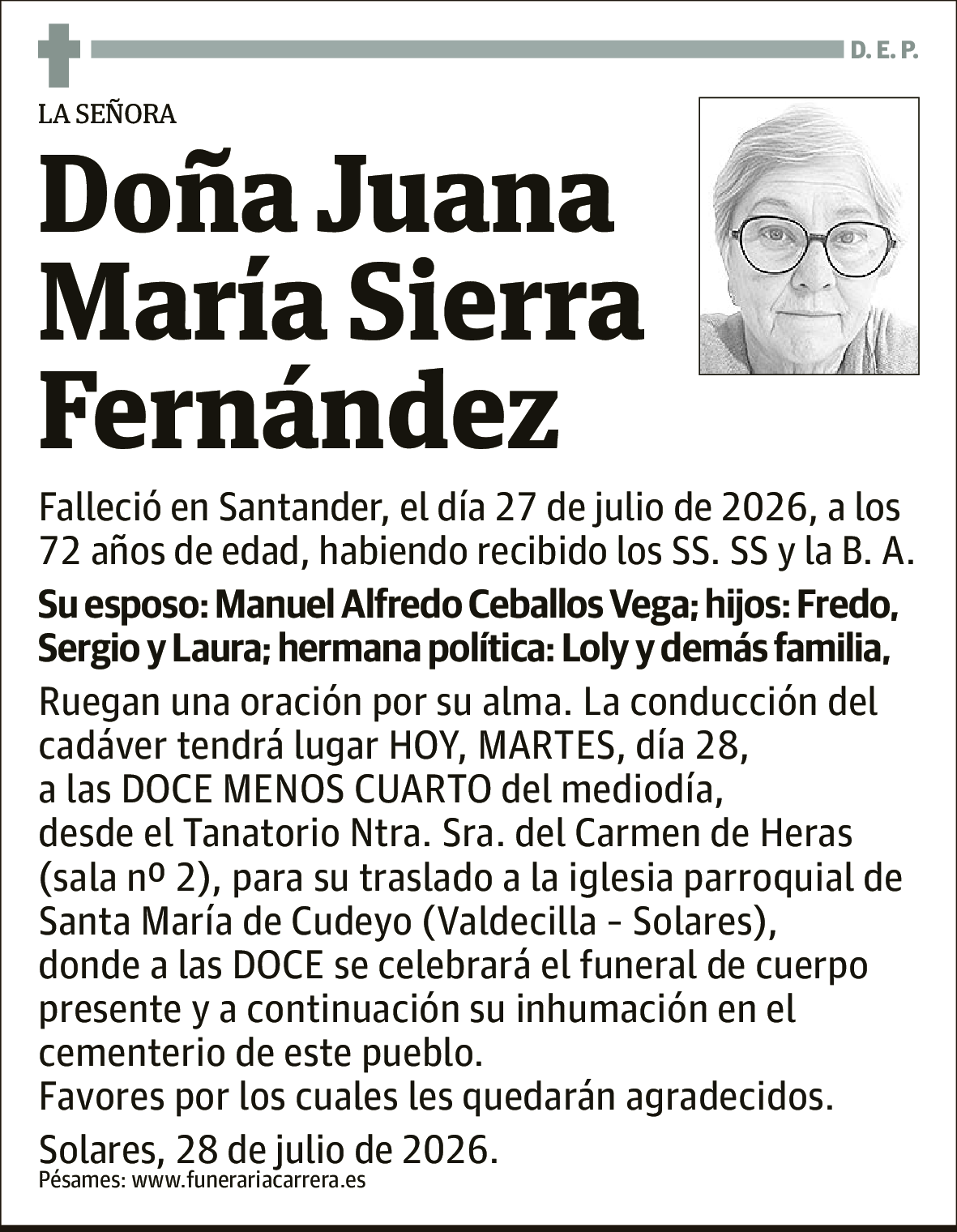 Juana María Sierra Fernández